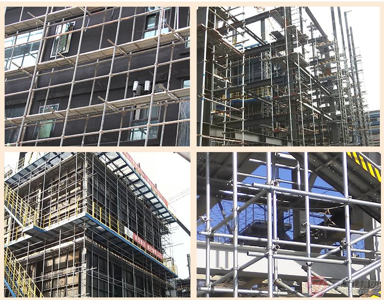 高品質腳手架扣件，沖壓腳手架扣件，固定扣件 施工現場圖