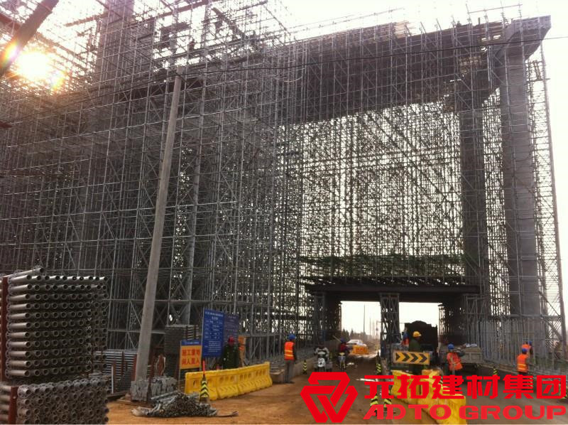 盤(pán)扣架數(shù)量計(jì)算難不難，盤(pán)扣一噸可以搭多少平？